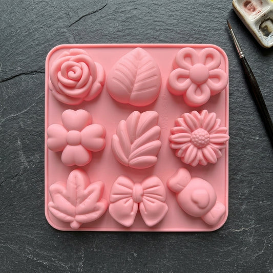 Floral Silicone Candy Molds