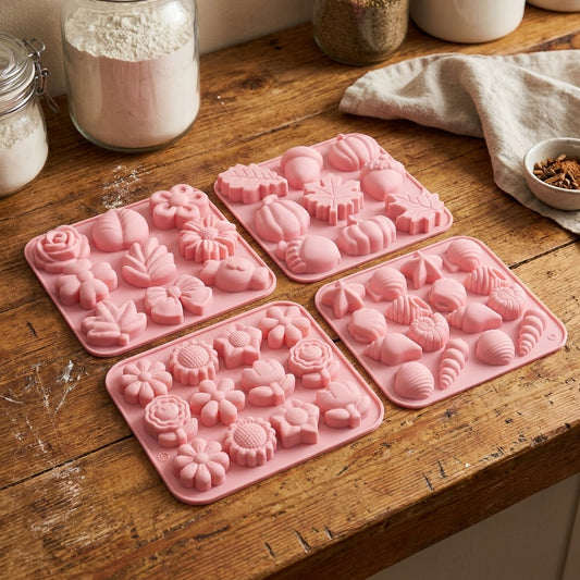 Floral Silicone Candy Molds